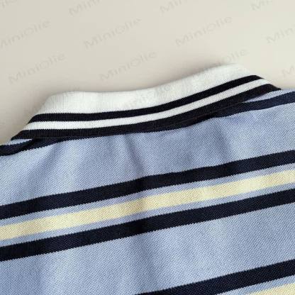 Toddler Boys Stripe Polo Shirt and Shorts 2-piece Set - image 6