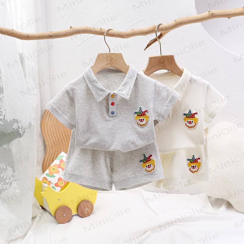 Baby Cartoon Short-Sleeve Set - image 1