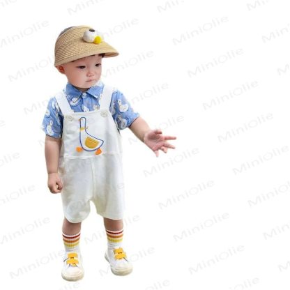 Baby Duck Print Short-Sleeve Set - image 3