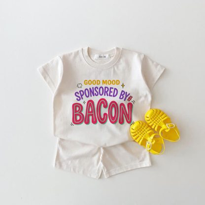 GOOD MOOD SPONSORED BY BACON Baby White 2-piece Set - White - 18-24M - image 1