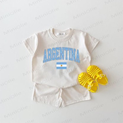 ARGENTINA Baby White 2-piece Set - White - 18-24M - image 1