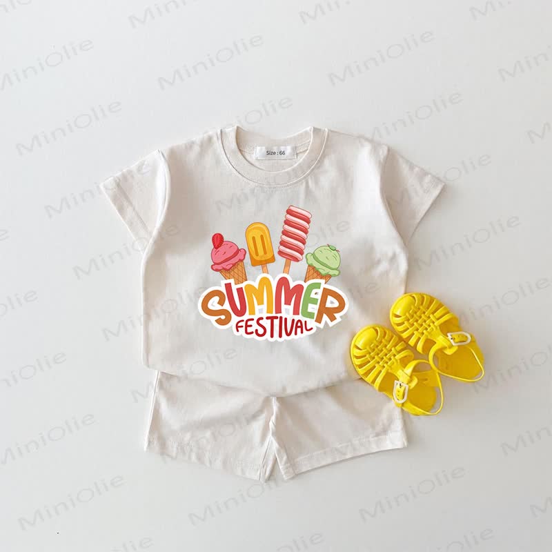 SUMMER FRSTIVAL Baby White 2-piece Set - White - 18-24M - image 1