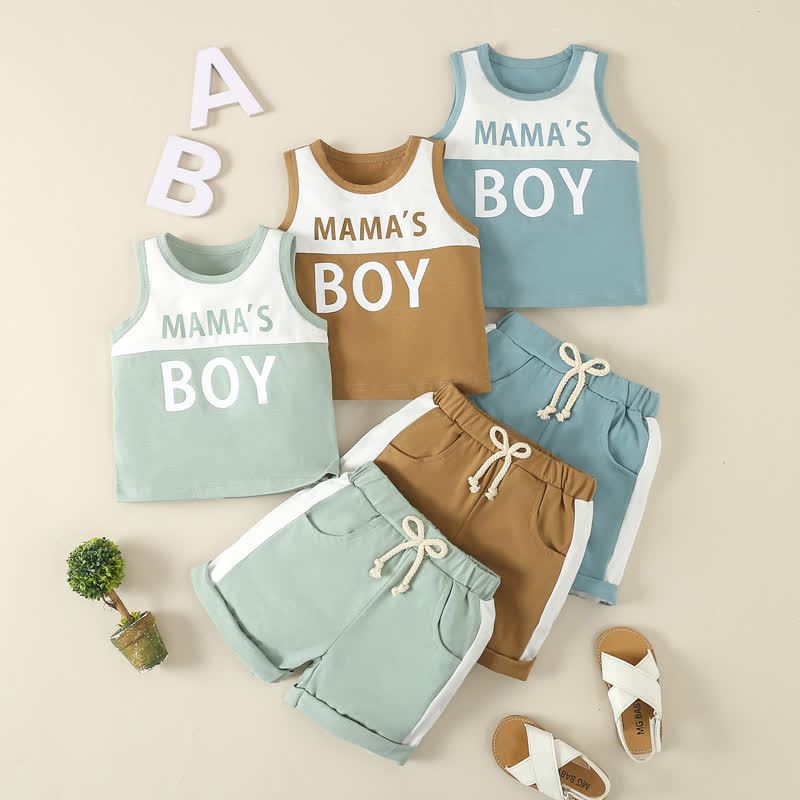 Baby Boys Tank Top and Shorts 2-piece Set - image 1