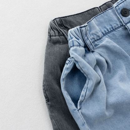 Toddler Soft Elastic Waist Denim Shorts - image 4