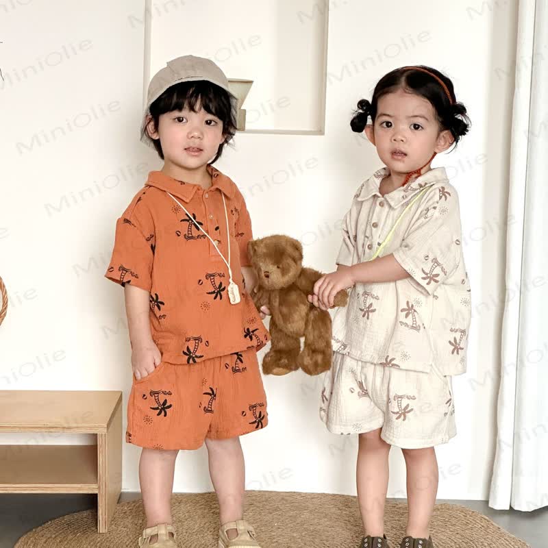 Toddler Tree Print Short-Sleeve Set - image 4
