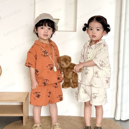 Toddler Tree Print Short-Sleeve Set - image 4
