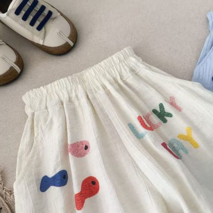 Toddler Kid Marine Print Pants - image 4