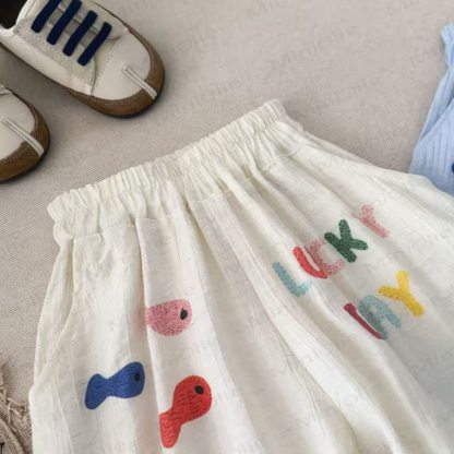 Toddler Kid Marine Print Pants - image 4
