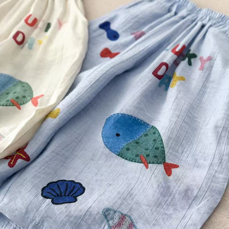 Toddler Kid Marine Print Pants - image 6