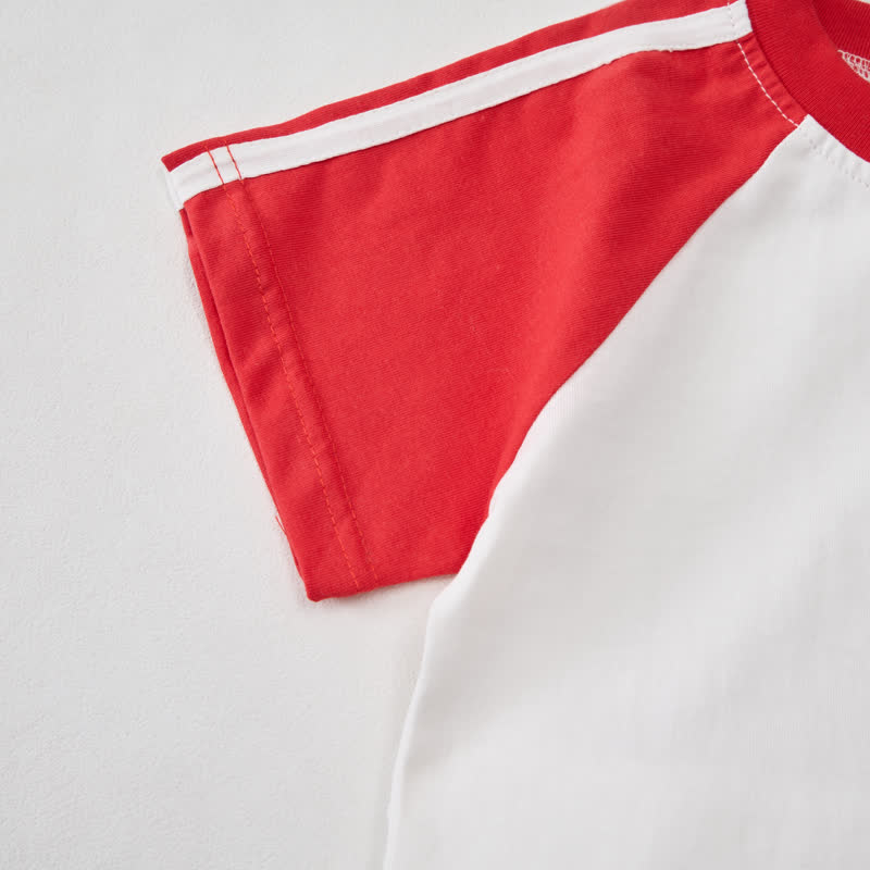 ACE ACE BABY Baby Volleyball Red Tee and Shorts Set - image 3