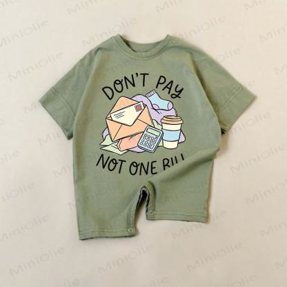 DON'T PAY NOT ONE BILL Baby Green Romper - Green - 18-24M - image 1