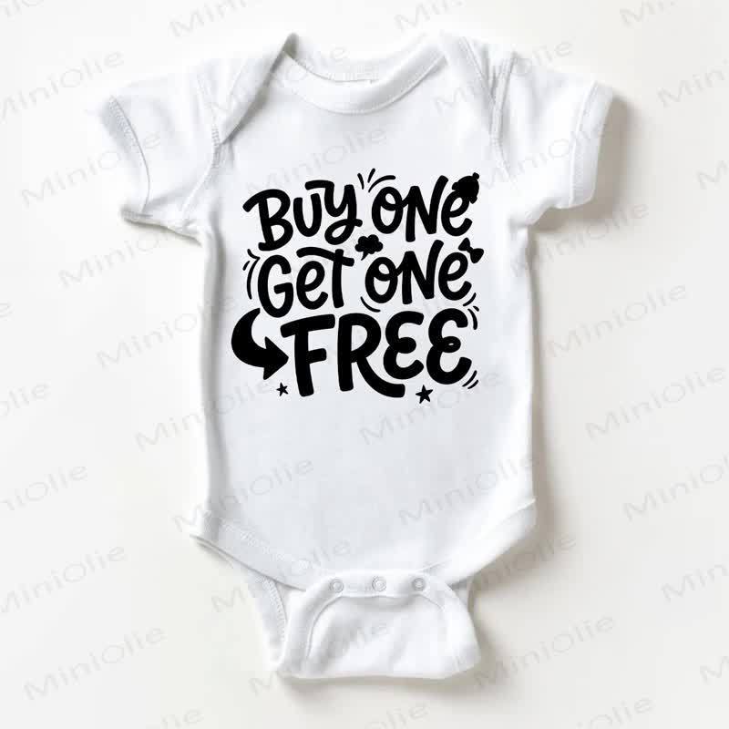 BUY ONE GET ONE FREE Baby White Slogan Bodysuit - White - 18-24M - image 1