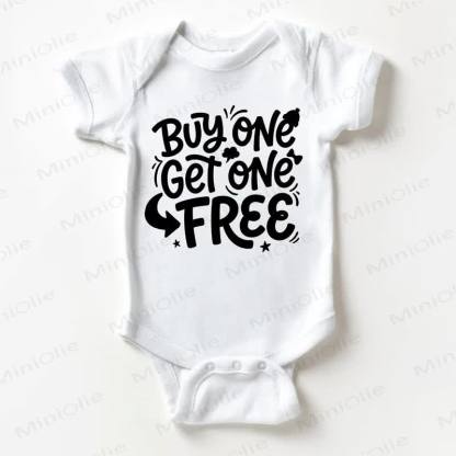 BUY ONE GET ONE FREE Baby White Slogan Bodysuit - White - 18-24M - image 1