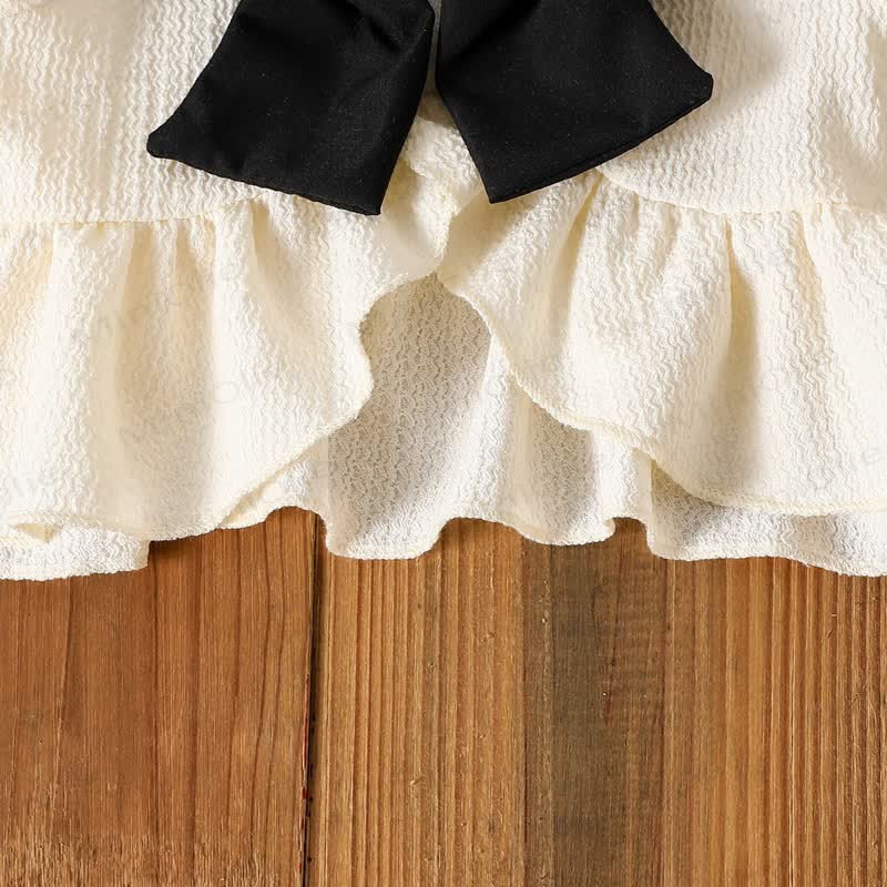 Baby Toddler Girl Bowknot Sleeveless Set - image 4