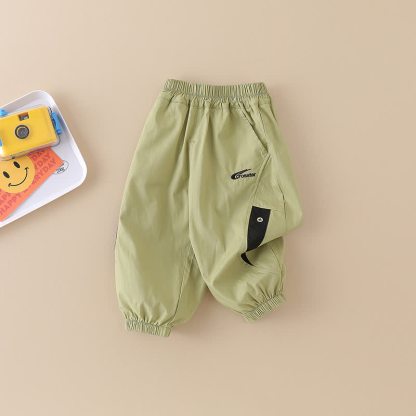 Toddler Boys Lightweight Mosquito Repellent Pants - Green - 6-7T - image 3
