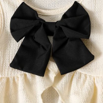 Baby Toddler Girl Bowknot Sleeveless Set - image 3