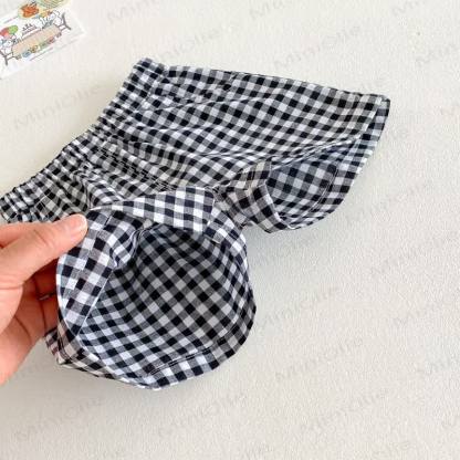 Baby Toddler Soft Cotton Animals Collection T-Shirt and Plaid Shorts 2-piece Set - image 8