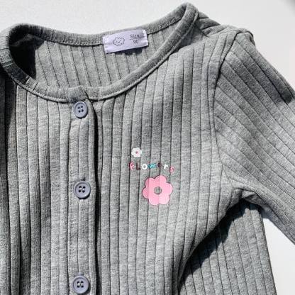 Toddler Girl Animal/Floral Ribbed Knitted Cardigan - image 12