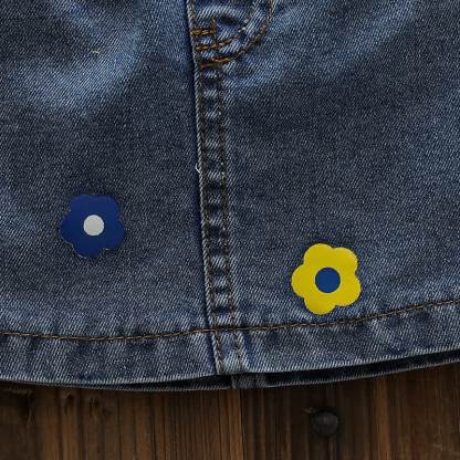 Baby Toddler Girl Yellow Floral Top and Denim Skirt 2-piece Set - image 8