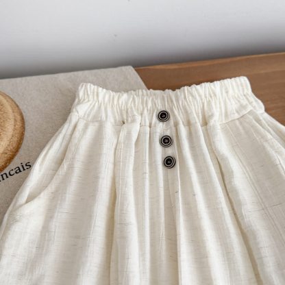 Toddler Kid Airy Linen Blend Wide Leg Pants - image 5