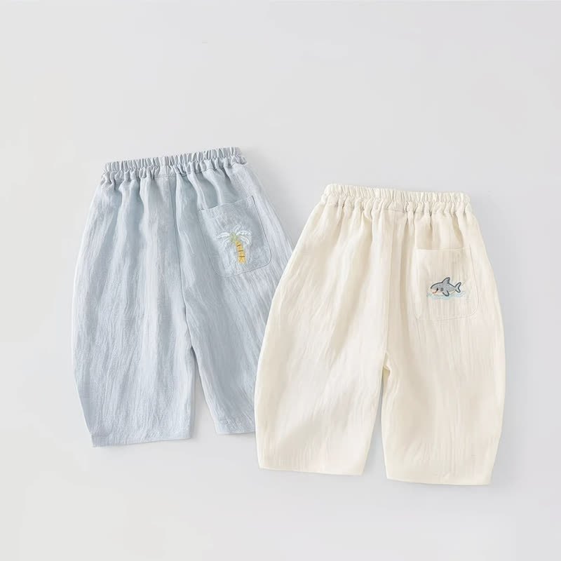 Toddler Embroidered Pocket Pants - image 1