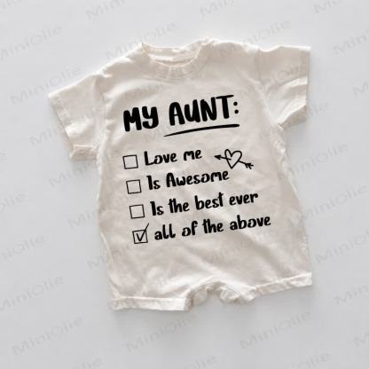 MY AUNT Baby White Romper - White - 18-24M - image 1
