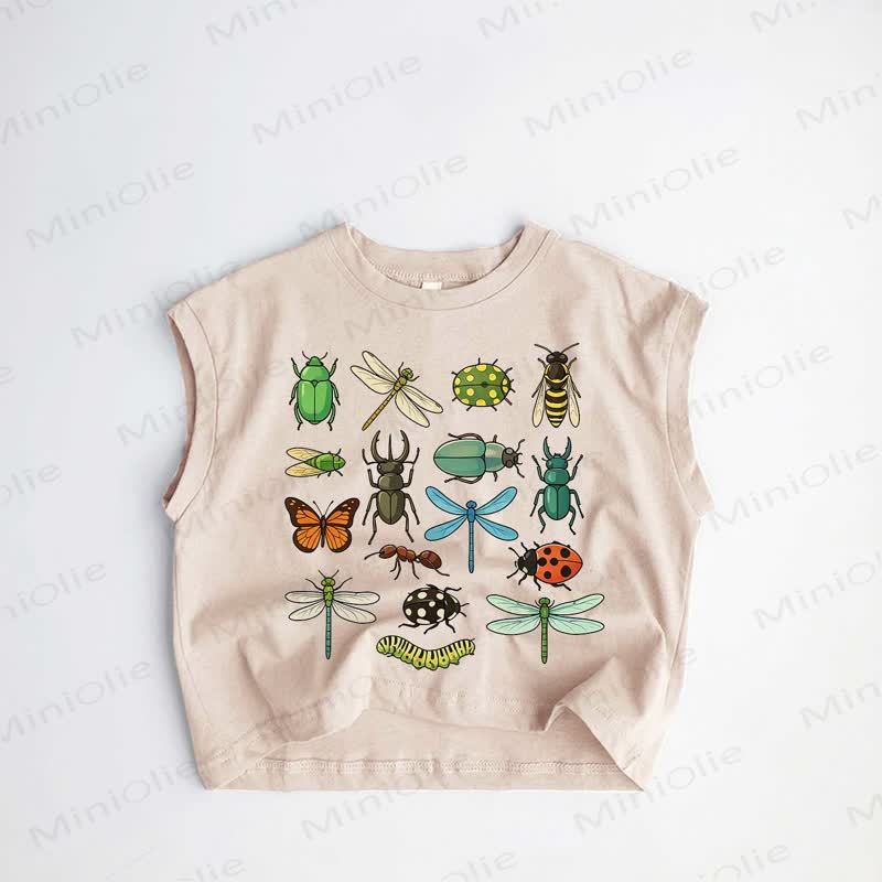 Baby Toddler Insect Khaki Tank Top - Khaki - 3-5T - image 1