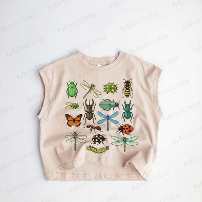 Baby Toddler Insect Khaki Tank Top - Khaki - 3-5T - image 1