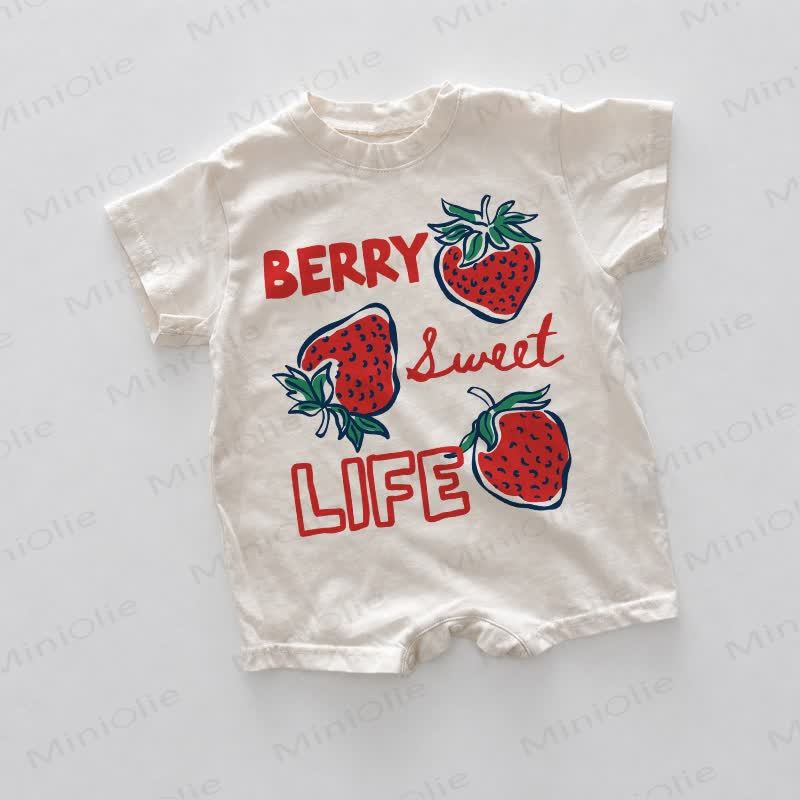 BERRY SWEET LIFE Baby Romper - White - 18-24M - image 1