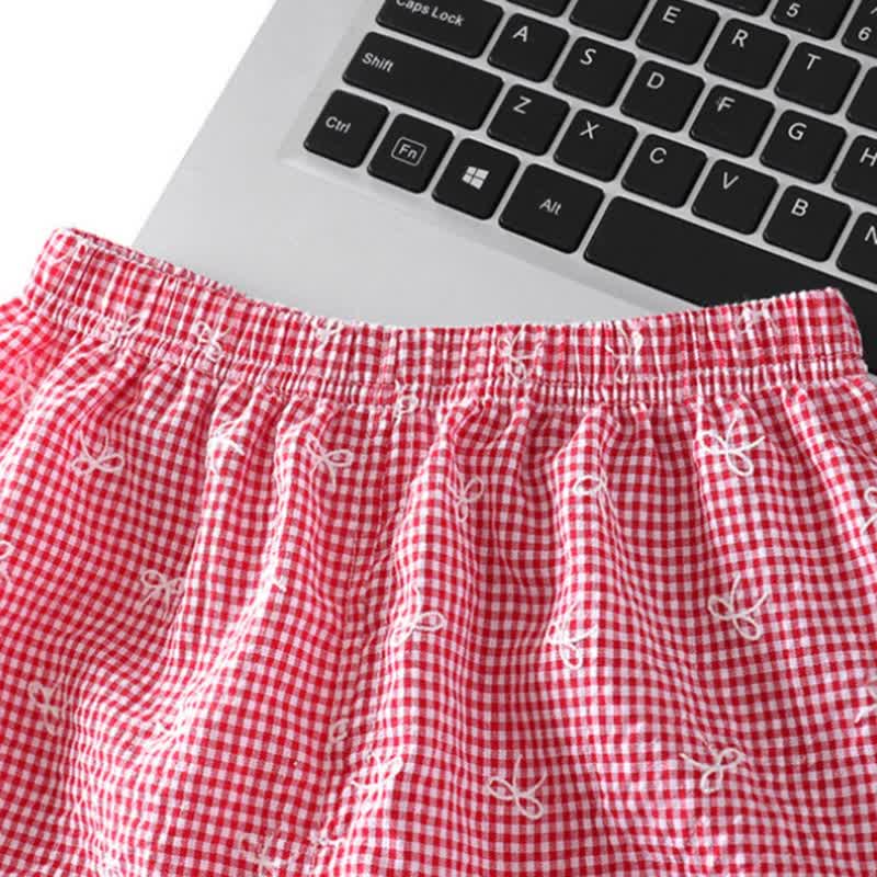 Toddler Girl Gingham Bowknot Ruffle Sleeveless Top and Pants 2-piece Set - image 8
