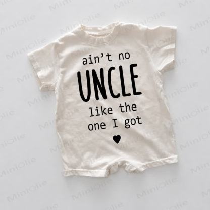 AIN' NO UNCLE LIKE THE ONE I GOT Baby White Romper - White - 18-24M - image 1