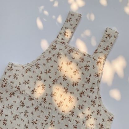 Baby Toddler Floral/Puppy Print Pocket Overalls - image 8