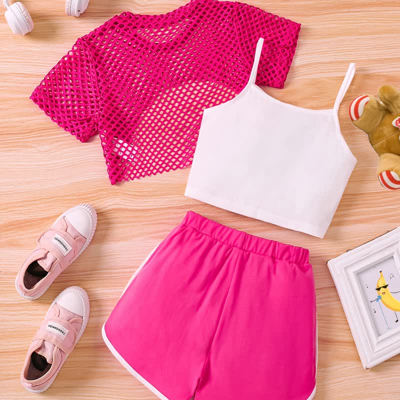 BROOKLYN NEW YORK Toddler Girl Top and Shorts 3-piece Set - image 6
