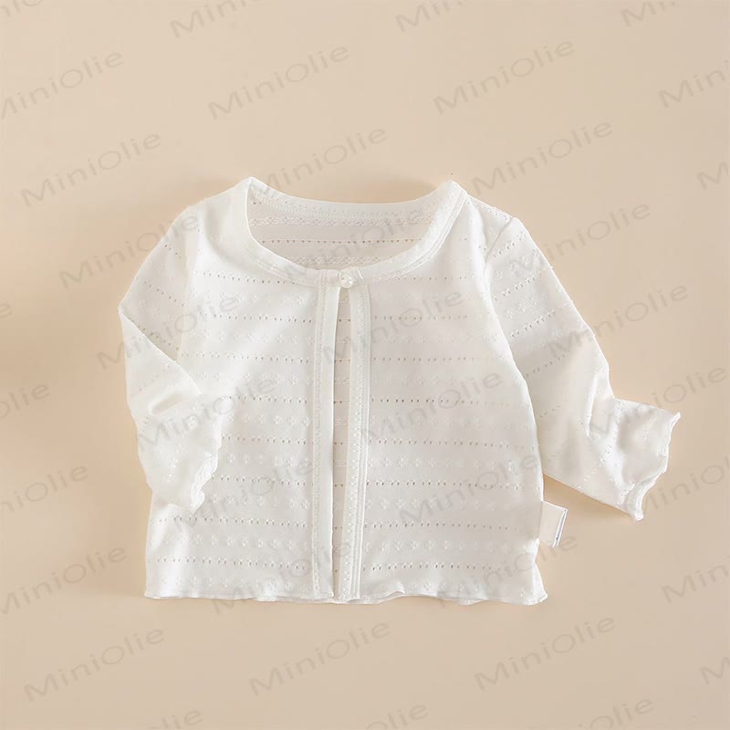 Toddler White Solid Color Coat - White - 3-4T - image 1