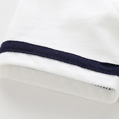 Toddler Baby Classic Nautical Sailor Collar Top and Shorts 2-piece Set - image 9