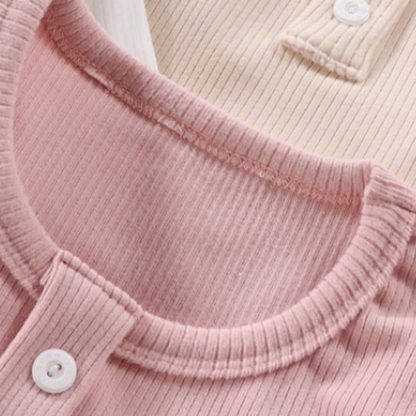 Toddler Baby Solid Color Ribbed Long Sleeve T-Shirt - image 15