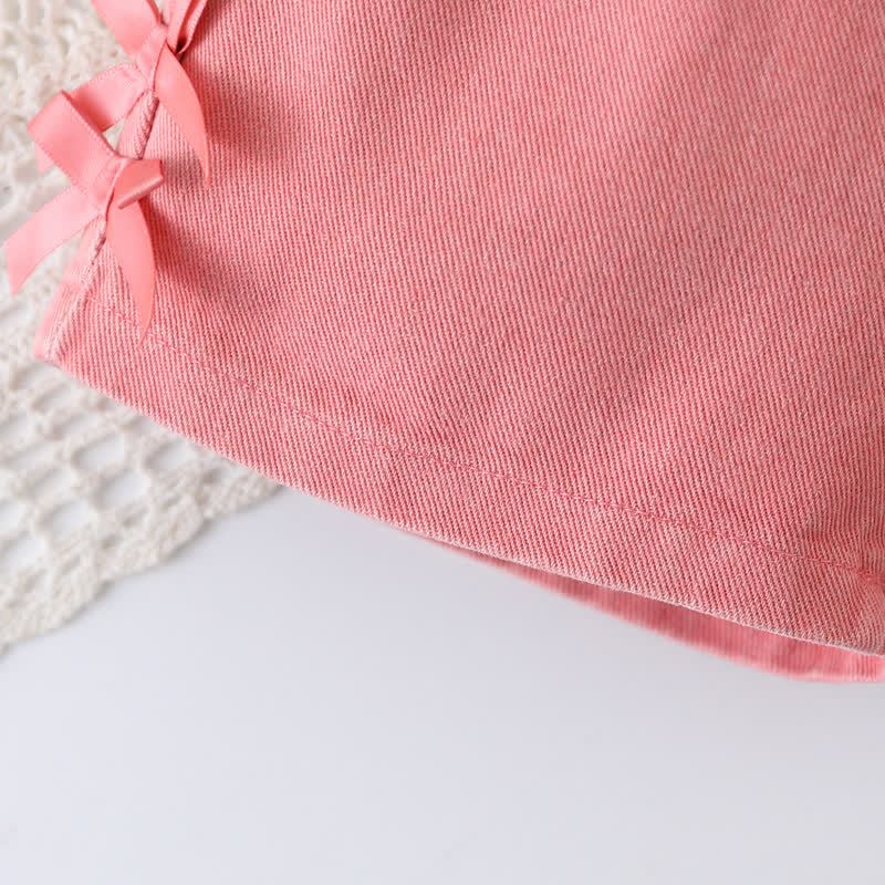 Baby Toddler Girls Ribbed Sleeveless Top and Shorts 2-piece Set - image 10