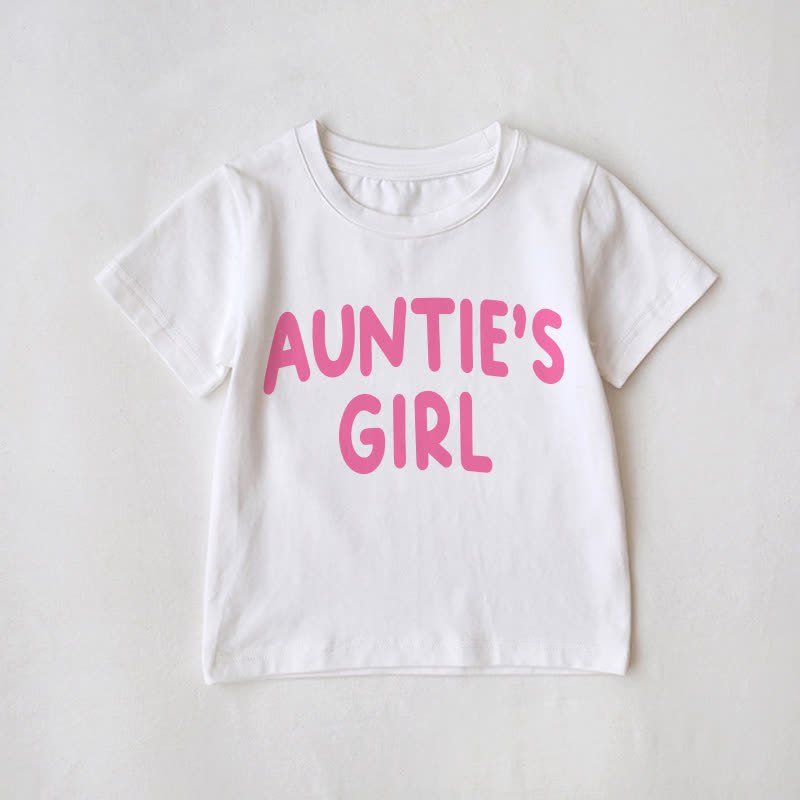 AUNTIE/AUNTIE'S GIRL Family White Slogan Matching T-Shirt - White - Baby T-Shirt: 2-3T - image 3