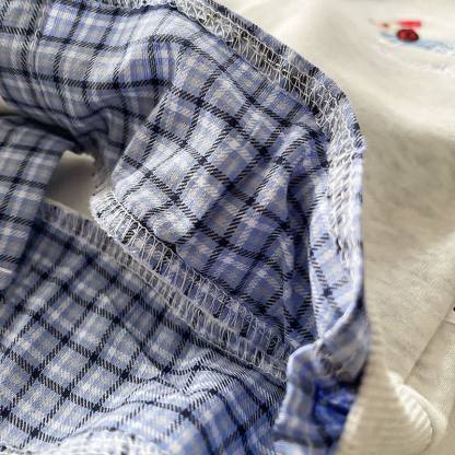 Toddler Baby Dachshund Layered Collar Sweatshirt and Denim Pants 2-piece Set - image 8