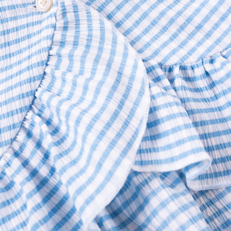 Toddler Girl Striped Peplum Sleeveless Top and Pants 2-piece Set - image 10
