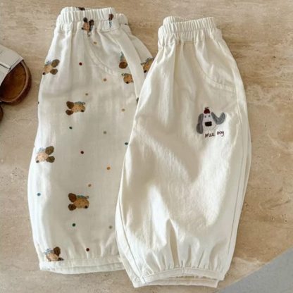 Baby Toddler Boy Puppy Print Pants - image 4