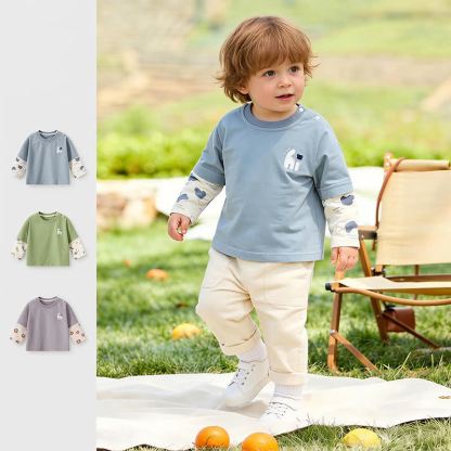 HI Toddler Baby Layered Long Sleeve Tee - image 1
