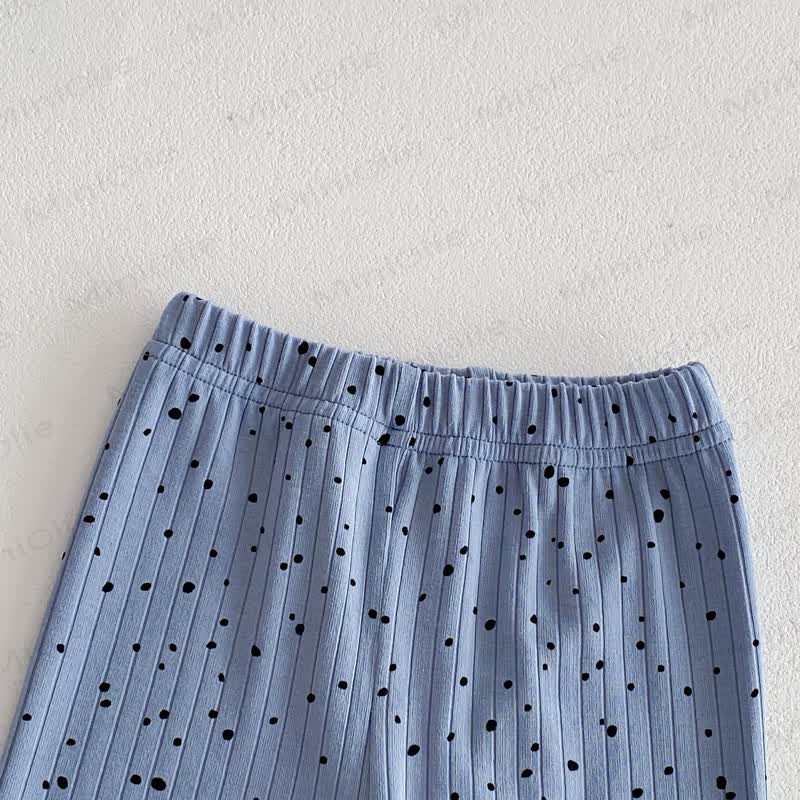 Baby Polka Dot Ribbed Leggings - image 15