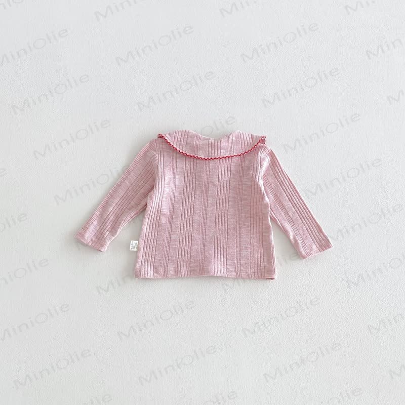 Baby Toddler Girl Strawberry Peter Pan Collar Long Sleeve T-Shirt - image 14