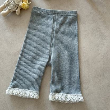 Baby Toddler Girl Ribbed Leggings - Dark Gray - 2-3T - image 7