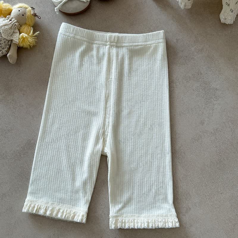 Baby Toddler Girl Ribbed Leggings - Beige - 2-3T - image 5