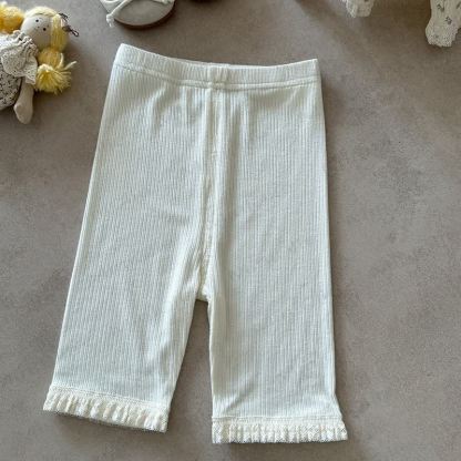Baby Toddler Girl Ribbed Leggings - Beige - 2-3T - image 5