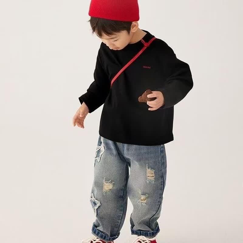 Toddler Boy Star Loose Fit Denim Jeans - image 4