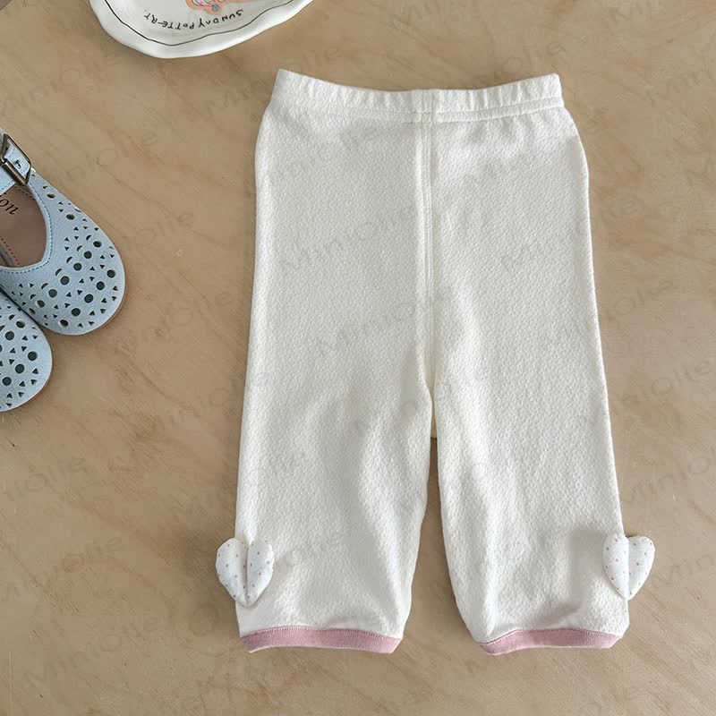 Baby Toddler Girl Solid Color Leggings - Beige - 2-3T - image 4