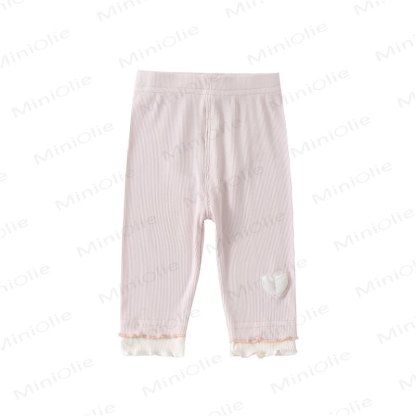 Baby Toddler Girl Solid Color Knitted Leggings - image 5